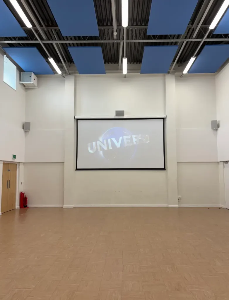 The Harpenden Trust Hall, versatile AV and PA system